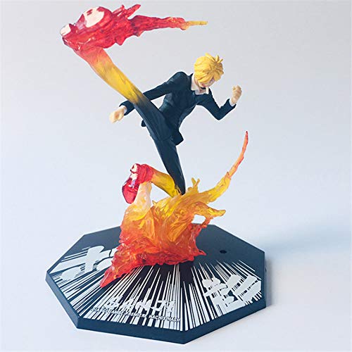 Lupovin Una Pieza Sanji Chou Gekisen Extra Battle Figuarts Zero Akuma Kazaashi Ikkyuu Hikiniku Adornos Figuras de Anime 16 cm Modelo de Anime Coleccionable