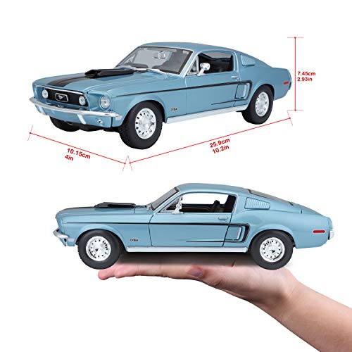 Maisto 31167, Ford Mustang GT Cobra Jet del año 1968 en Escala 1/18, Surtido: Modelos/Colores Aleatorios