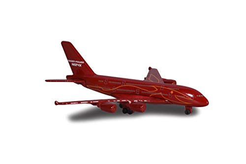 Majorette 212053120, Avión de pasajeros 13cm, Modelos/Colores Aleatorios, 1 Pieza