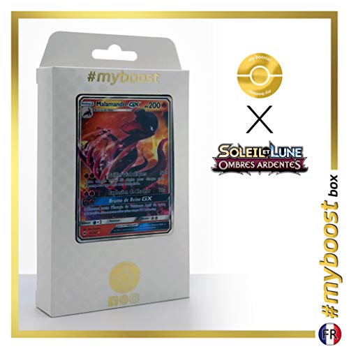 Malamandre-GX 25/147 - #myboost X Soleil & Lune 3 Ombres Ardentes - Coffret de 10 Cartes Pokémon Françaises