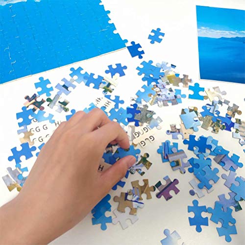 Malta Blue Lagoon Comino Rompecabezas para Adultos niños 1000 Piezas Recuerdos de Viaje Juego Educativo Familiar Rompecabezas de Madera Regalos