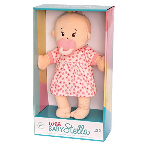 Manhattan Toy Wee Baby Stella - Muñeca Suave, melocotón, 30,48 cm