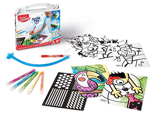 Maped CREATIV Rotuladores para Puste Blow PEN POP ART – con plantillas de spüh-y de pintura. (846715) , color/modelo surtido