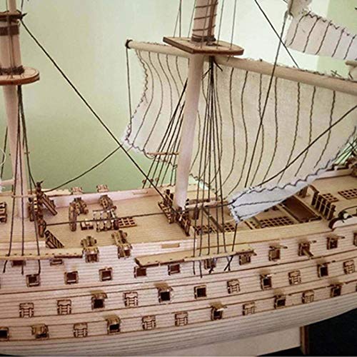 Maquetas De Barcos De Madera Para Construir Ensamblaje de kits de construcción Modelo de barco de madera Diy Montado Royal Navy Modelo de madera Naves The Victory Velero Kit de juguete de modelado