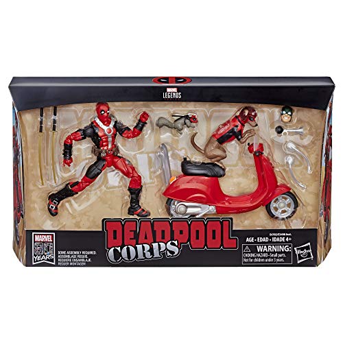 Marvel E4702AS00 E4702 Legends Series 6" Deadpool con Scooter