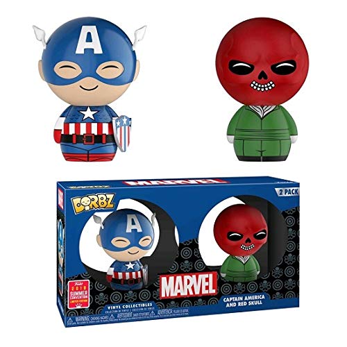 Marvel Funko Dorbz 2-Pack 31352 Captain America and Red Skull ECCC2018