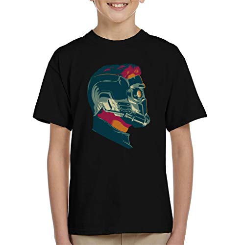 Marvel Guardians of The Galaxy Vol 2 Star Lord Wearing Mask Kid's T-Shirt