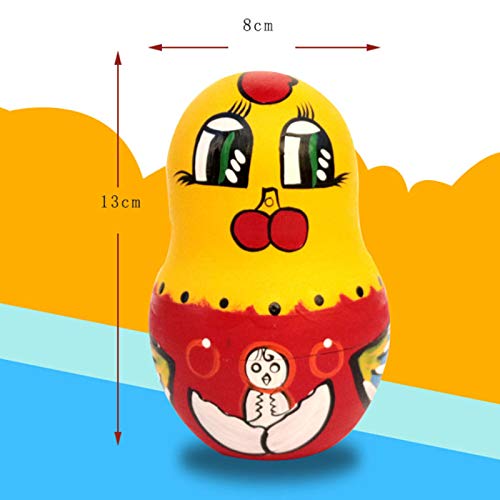 Matryoshka Rusa, Modelo De Madre De Pollo Bebé Niña Lindo Juguete Educativo De Madera para Padres E Hijos Hecho a Mano para Niños Regalo