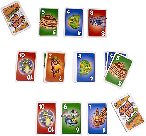 Mattel T1882-0 - Juego de cartas Skip-Bo Junior