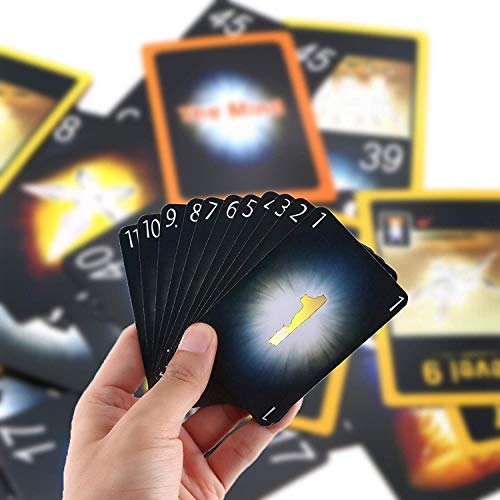 MAZ Acen Merchandise The Mind Card Games 2-4 Jugadores para Niños para Niños Adultos Regalos para Niños, Juego de la Mente para S Relaciones Diversión, Fiesta de Fiesta
