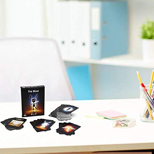 MAZ Acen Merchandise The Mind Card Games 2-4 Jugadores para Niños para Niños Adultos Regalos para Niños, Juego de la Mente para S Relaciones Diversión, Fiesta de Fiesta