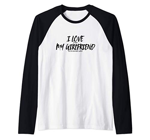 Me Encanta Cuando Mi Novia Me Permite Jugar Video Juegos Camiseta Manga Raglan