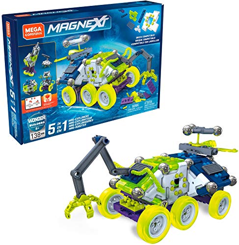 Mega Construx Magnext 5 en 1 Mag-Explorers, juego de construcción con imanes para niños +5 años (Mattel GFF26) , color/modelo surtido