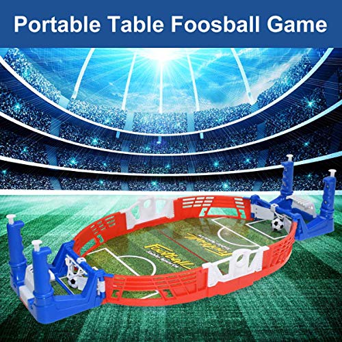 Mini Juego De Fútbol De Mesa,Juego Mesa de Futbol,Juego de Arcade de Mesa de fútbol, Fiesta Familiar,Juego Interactivo Entre Padres E Hijos Juguetes de Fiesta Futbolín