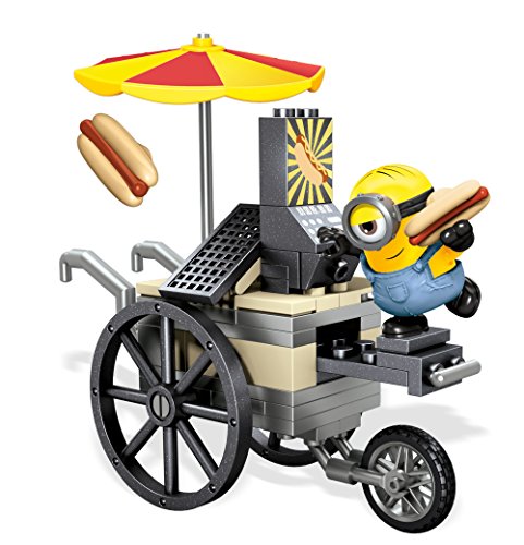 MINIONS - Juego de construcción, Hot Dogs voladores en París (Mattel CNF51)