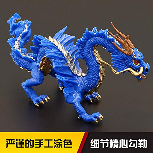 Mitología Animales De Juguete Leyenda Modelo Establecido Shenlong Dragón Chino Dragón Ornamentos del Regalo De Phoenix del Dragón Zzib (Color : Golden Dragon)