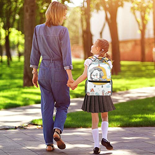 Mochila Bebé Niño Bolsa de la Escuela de Jardín de Infancia Sarga Tela de dibujos animados Monedero Lindo Onigiri Bolas de Arroz