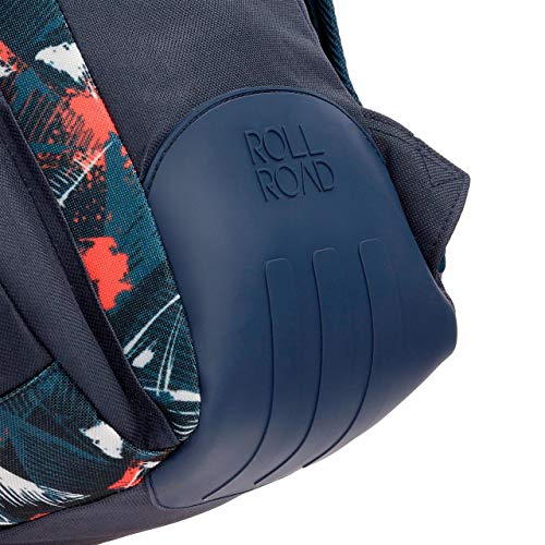 Mochila Escolar con Carro Roll Road Freestyle, 44 cm, Multicolor