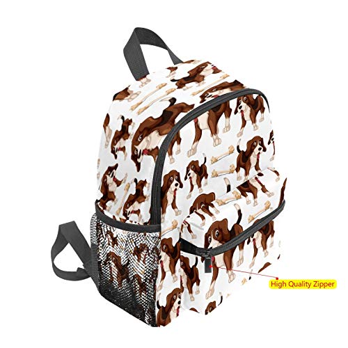 Mochila infantil para niños de 1 a 6 años de edad, mochila perfecta para niños y niñas en el jardín de infancia, diseño de Beagle