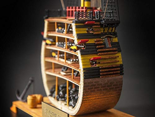 Modelos Prefabricados Y De Molde Fundido Maquetas De Barcos Escala 1/200 Hms Victory Ship Model Kits + Kits De Accesorios De Actualización De Latón