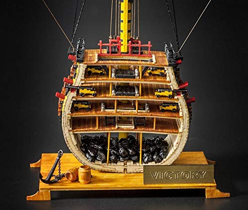 Modelos Prefabricados Y De Molde Fundido Maquetas De Barcos Escala 1/200 Hms Victory Ship Model Kits + Kits De Accesorios De Actualización De Latón