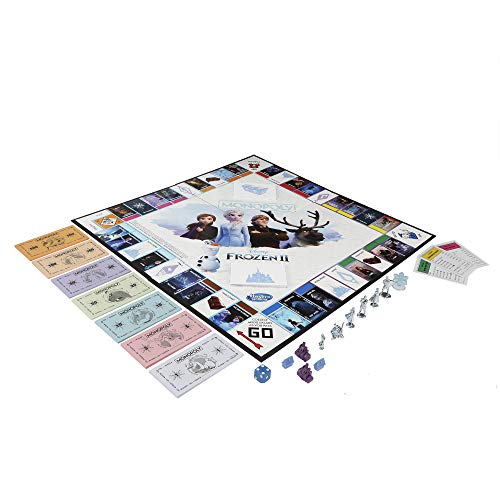 Monopoly Game: Disney Frozen 2 Edition Juego de Mesa para Edades de 8 años en adelante