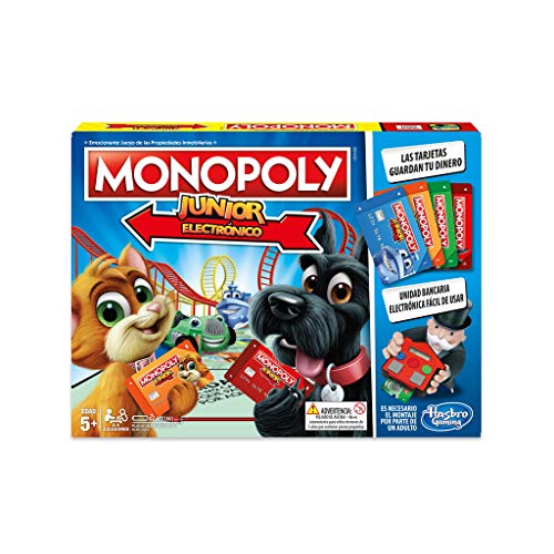 Monopoly- Junior Electronico (Versión Portuguesa) (Hasbro E1842190)