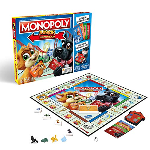 Monopoly- Junior Electronico (Versión Portuguesa) (Hasbro E1842190)