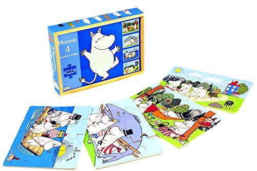 Moomins Moomin Set 4 Puzzles de Madera (Barbo Toys 7275)
