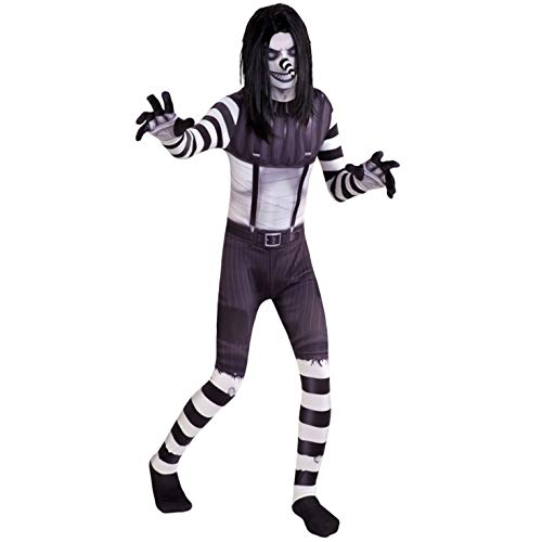 Morphsuits de Risa de Jack Scary Leyendas urbanas niños Disfraz de Halloween - Grandes (Edad 10-12)