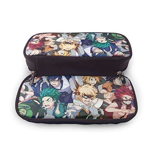 My Hero Academia Bakusquad Vs Deku Squad Estuche plegable impermeable con múltiples compartimentos Estuche para lápices espacioso