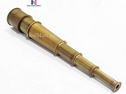 Nautical Brass Spy Glass Telescope 18" Collectibles Victorian