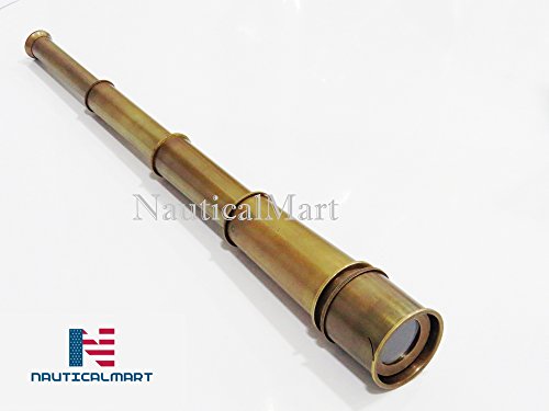 Nautical Brass Spy Glass Telescope 18" Collectibles Victorian