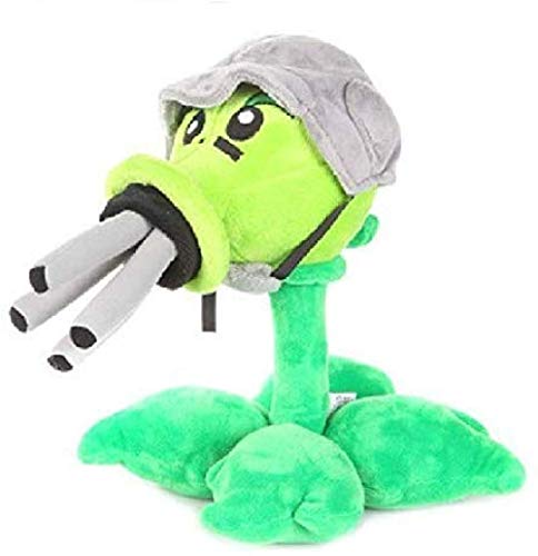 NC86 Juguete de Felpa 30cm Plants vs Zombies Gatling Plush Toy Doll Juego Plants Vs Zombies Plush Stuffed Toy Gifts for Kids Kids