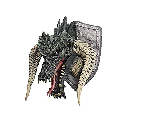 NECA- Dungeons & Dragons Trofeo Dragón Negro, Multicolor (Wizkids WIZ73035)