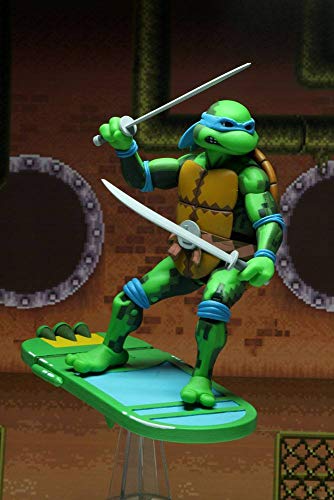 NECA Figura Leonardo 18 cm. Teenage Mutant Ninja Turtles: Turtles in Time Series 1