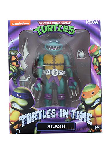 NECA Figura Slash 18 cm. Teenage Mutant Ninja Turtles: Turtles in Time Series 1