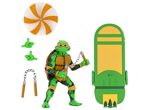 NECA TMNT Turtles in Time Series 2 Michelangelo 7" Scale Action Figure