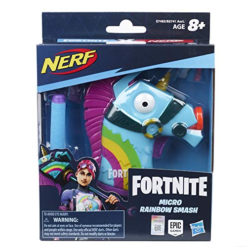 Nerf- Microshots Fortnite Ranbow Smash, Multicolor (Hasbro E7485ES0)