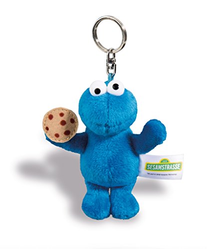 NICI Sesame Street Cookie Monster Keyring Blue 41960