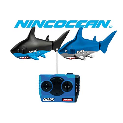 Ninco NH99024 NincOcean Shark, Tiburón teledirigido de agua dulce, Color surtido, 6 años