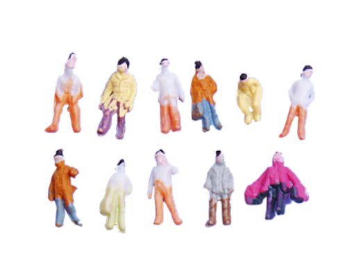 NON 100pcs Modelo Pintado Tren Z Escala Figuras De Personas (1 A 200)