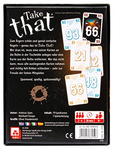 NSV - 4043 - Take That - Juego de Cartas