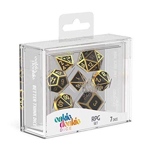 Oakie Doakie Dice Juego RPG Dados Metal - Alchemy Gold (7)