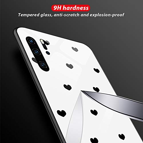 Oihxse Moda Case Compatible para Honor 7A/Y6 2018 Funda Vidrio Templado con Cuerda Cordón TPU Silicona Suave Bumper Cover Anti-Choques Anti-Rasguños Cáscara de Cristal Estuche,A8