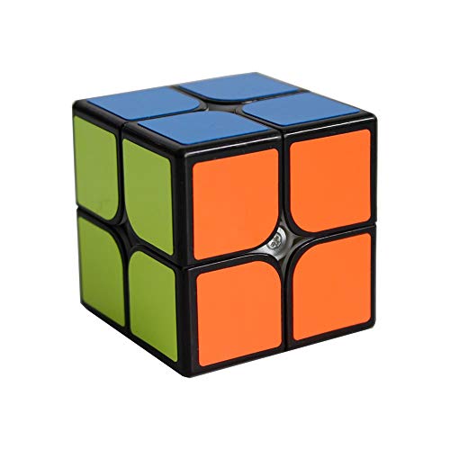 OJIN YuXin Little Magic Cube Bundle 2x2 3x3 Bright Cube Set Smooth Puzzle Sets-Pack de 2 Smooth Puzzle Cube 2x2x2 3x3x3, Colección Yuxin Cube (Negro)