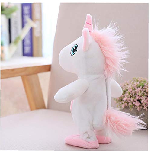 OMMO LEBEINDR El Movimiento y Hablar del Unicornio Juguetes Repite lo Que Usted Dice Interactivo Juguetes de Peluche Lindo del Unicornio Muñecas Juguetes Ruta 1Pc