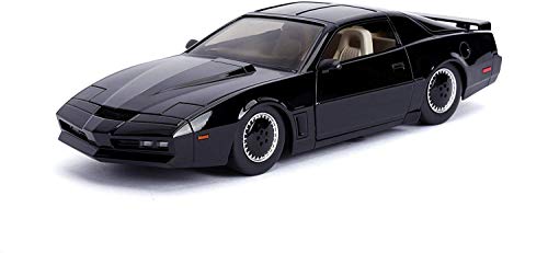 Outletdelocio. Jada 30086. Coche Fantastico Pontiac Firebird Kitt. Knight Rider. 1982. Luz Led. Alto Nivel de Detalle. Escala 1/24. Metalico