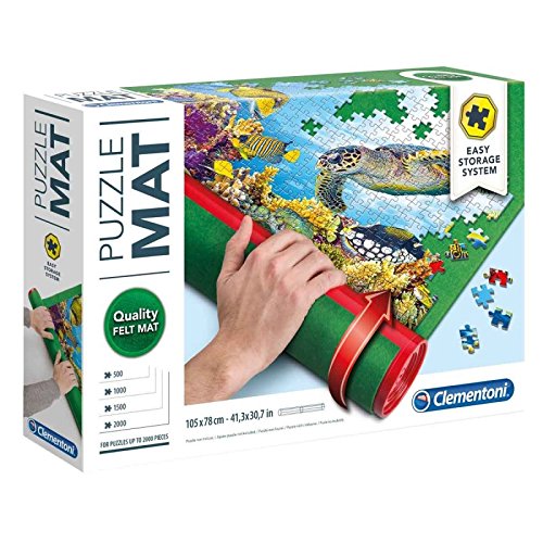 Outletdelocio. Puzzle Roll Clementoni 30297. Tapete Universal para Transportar/Guardar Puzzles hasta 2000 Piezas