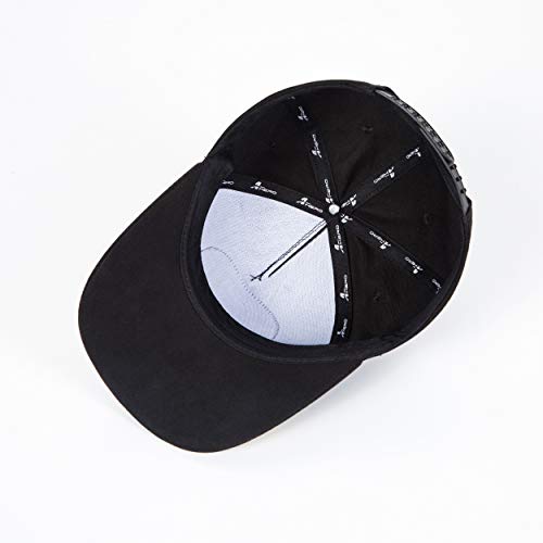 Pandacos - Gorra Nostromo Brett Alien color negro bordado, accesorio para disfraz de Halloween, carnaval diario ajustable para los Fans Adultos Unisex